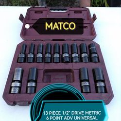 matco 6pt Metric Swivel Impact Socket Set $320 Firm