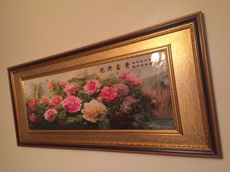 Golden frame picture