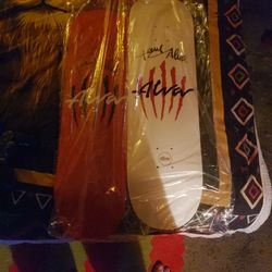 Signed Tony Alva Skate Decks