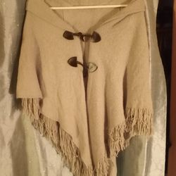 Knitted Pancho  / Cover Up 