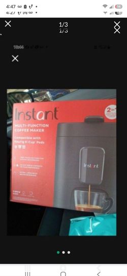 Instant Pot Coffee Maker. New In Box. Uses Keurig Or Nespresso Pods.