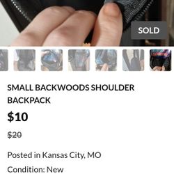 SMALL BACKWOODS SHOULDER BACKPACK 