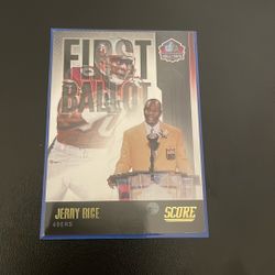 Jerry Rice Hall Of Fame Card 