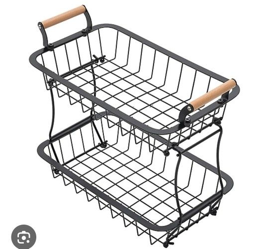2 TIER Fruit Or Produce Baskey