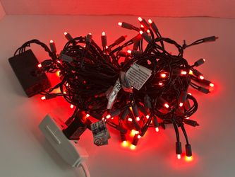 Loose Set UL Decorative Lighting String – 100 LED Multifunction Orange Dome Lights