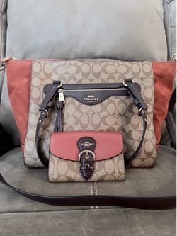 Coach Tote Bag and Wallet set