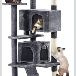 Dark Gray Cat Tree 614825