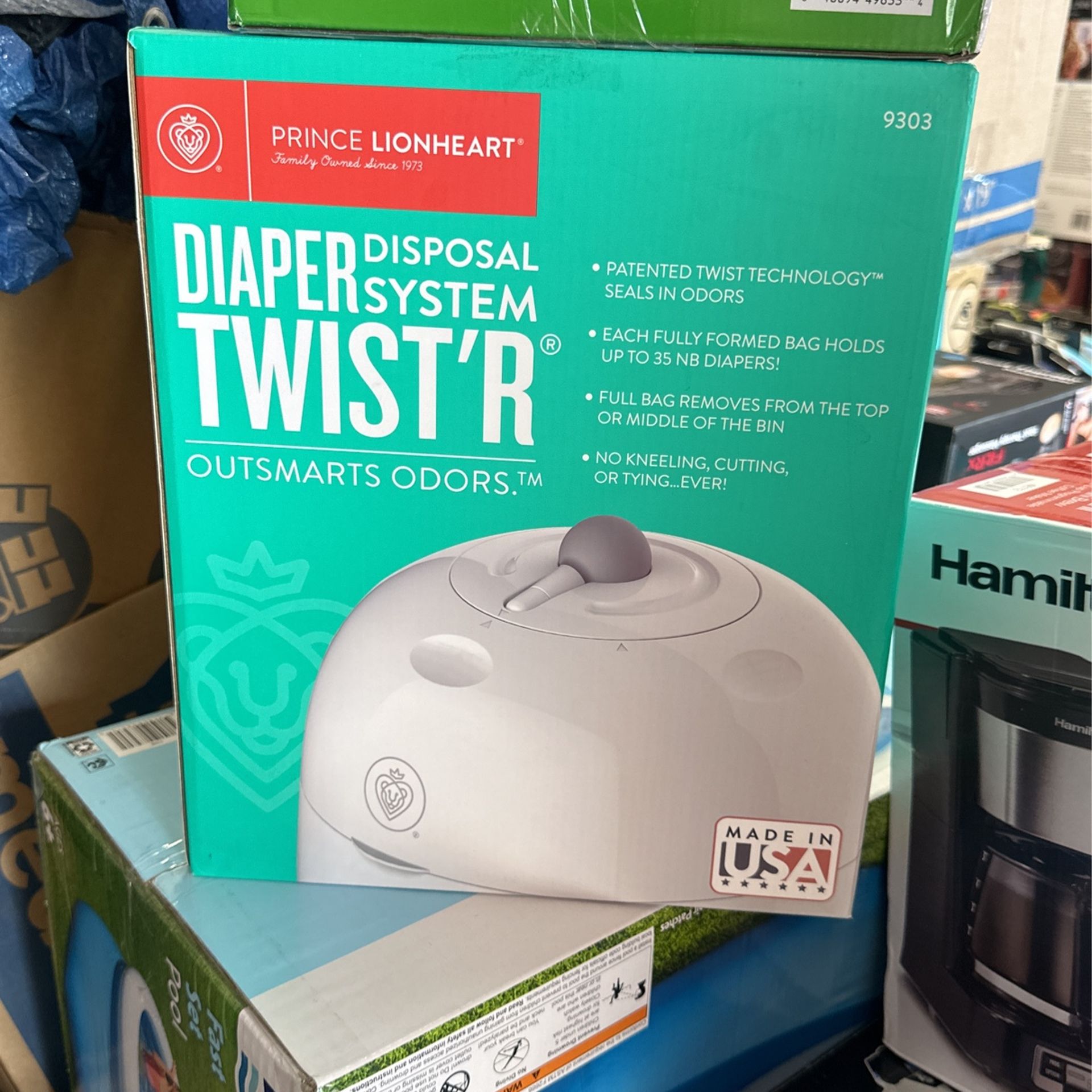 New Diaper Twist'R®diaper Disposal System