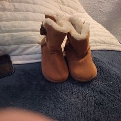 Cute little baby girl boots