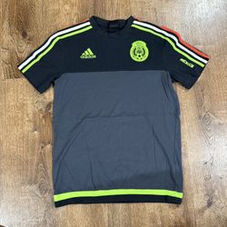 Navy and green Adidas Mexico soccer jersey size youth XL and men Small 
