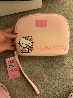 Hello Kitty Make Up Bag And Head Band Bundle 