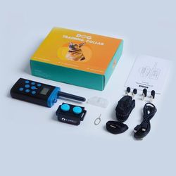 Dog Shock Collar, 2-IN-1 Bark Collar for Dog,3600ft Dog Training Collar with Remote,3 Modes Beep,Vibration&Static Shock
