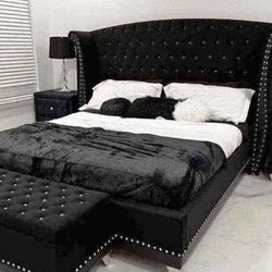 EXTRA TALL HEADBOARD - BLACK or WHITE