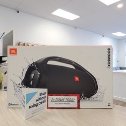 Jbl Boombox 2 Brand New - $1 DOWN TODAY, NO CREDIT NEEDED