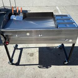 offerta ensena esta especial cuanndo yege plancha gruesa de 36” con 3 charolas i 3 espatulas gratis