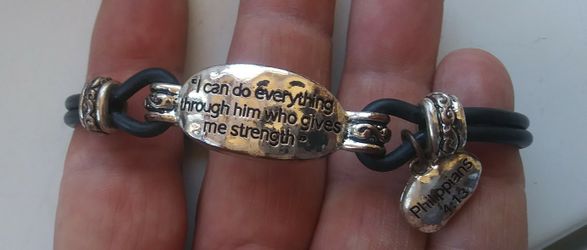Religious bracelet nice!!