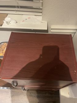 Multi Purpose 3 Compartments Wooden Cabinet
