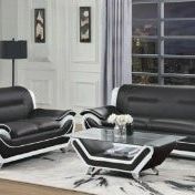 Matteo 3pc Living Room Set Black

