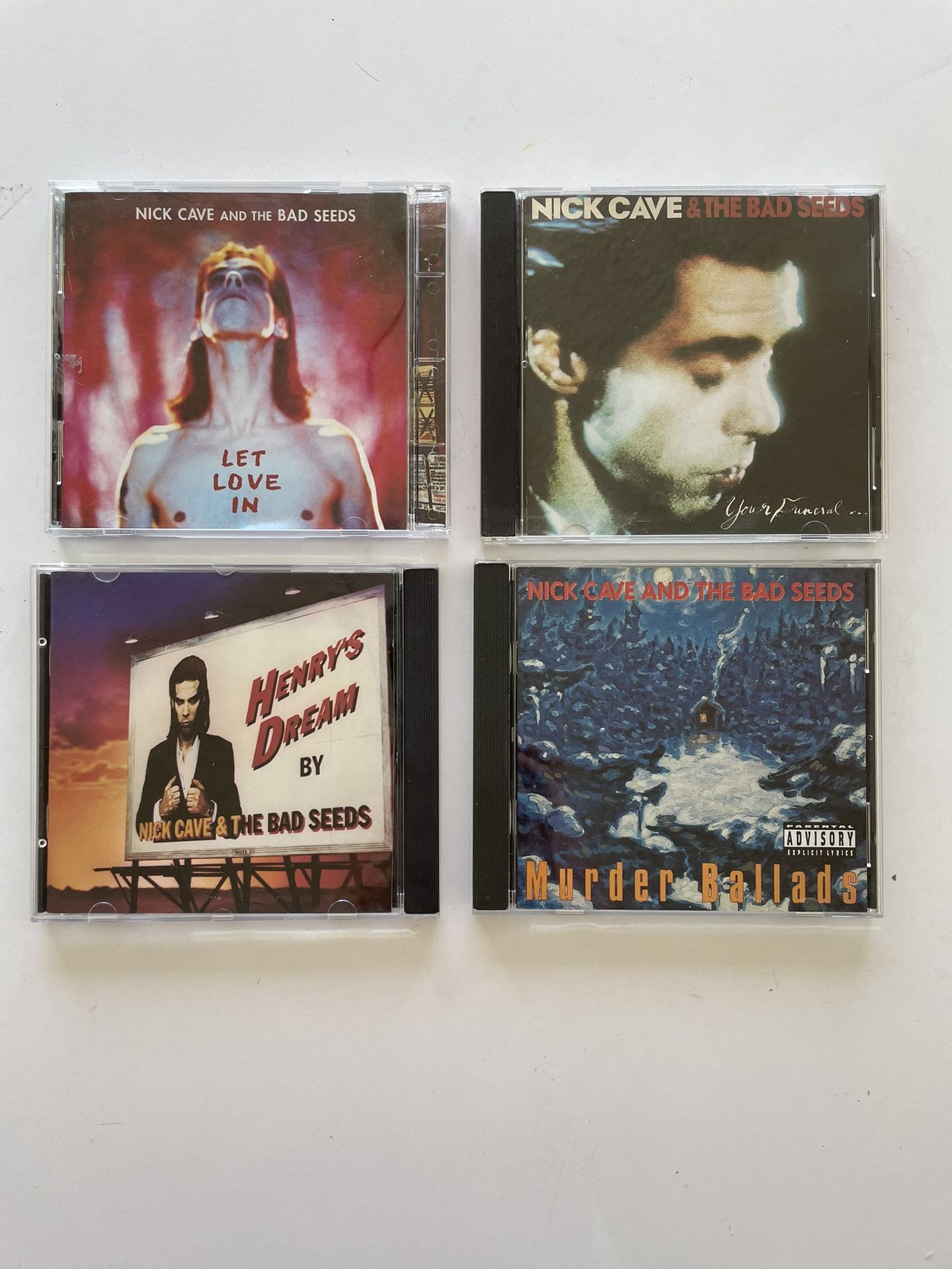 4 Nick Cave and The Bad Seeds CDs