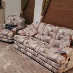  Couch, Sofa and Recliner Set
