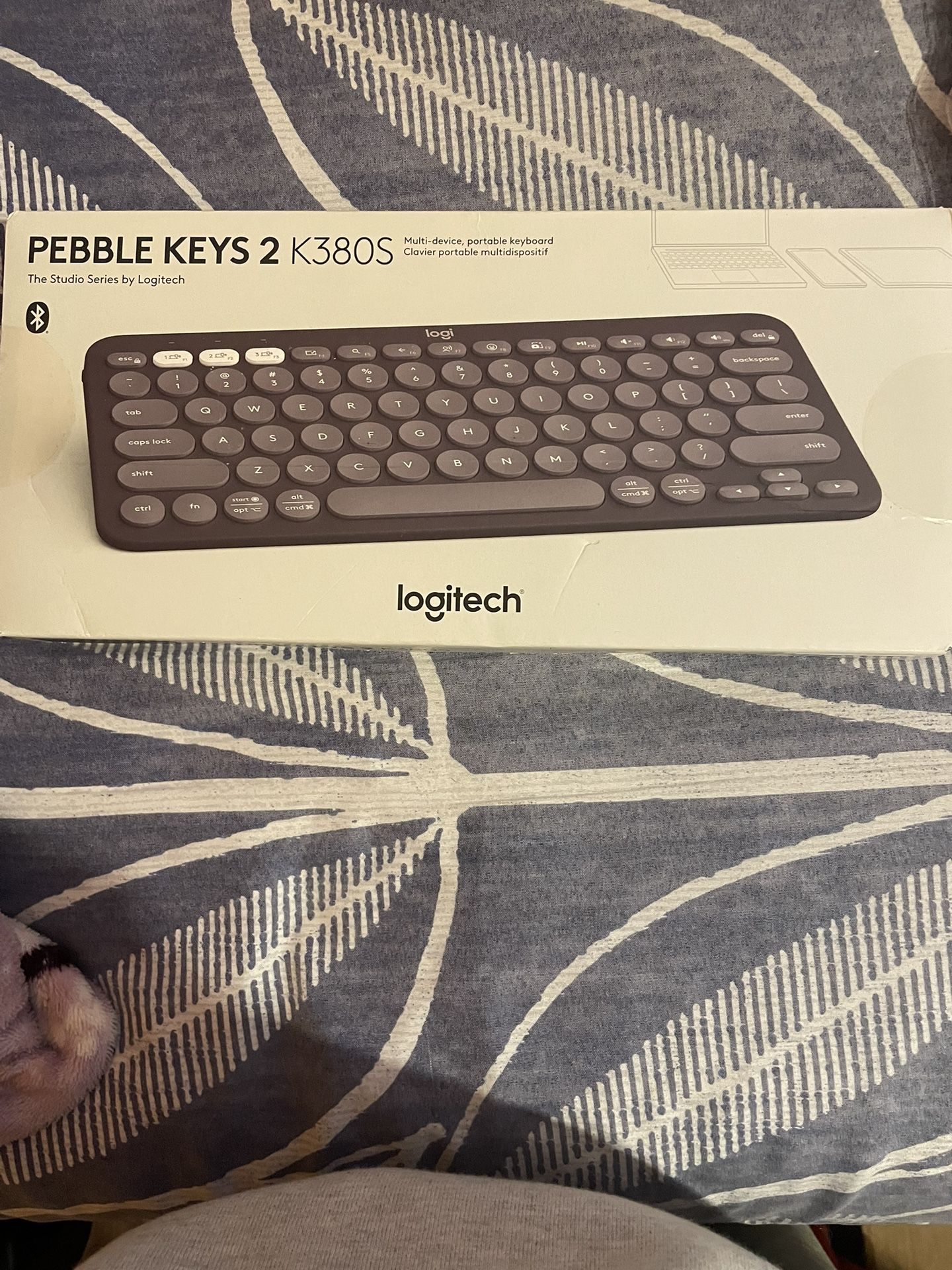 Logitech Pebble Keys 2 K380S Wireless Keyboard – New