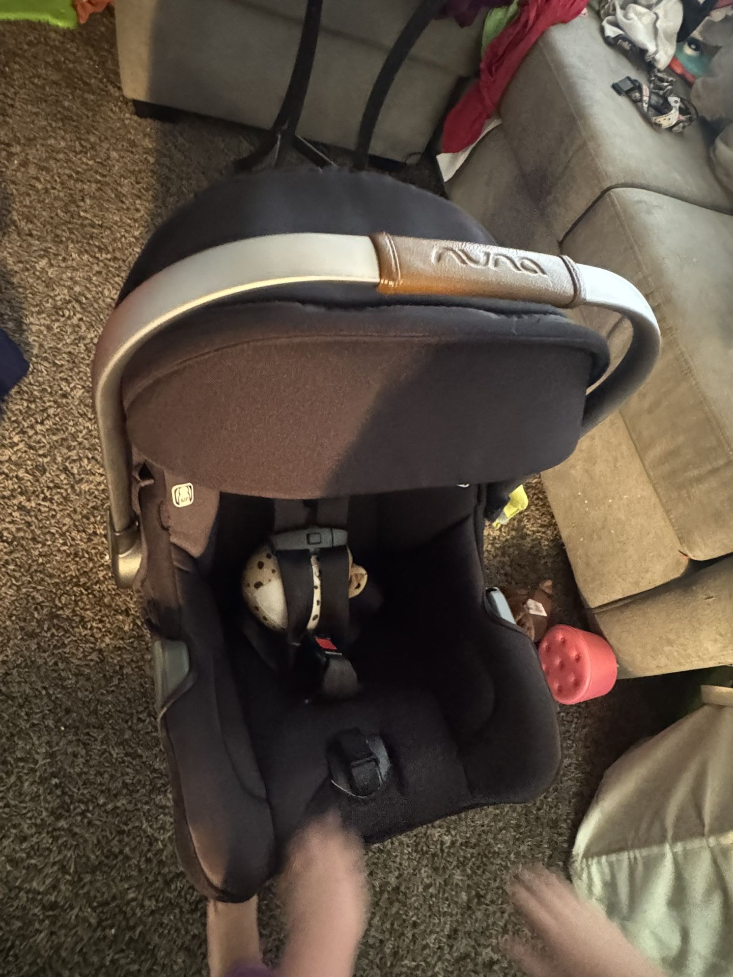 Nuna Car Seat, Base & Stroller adapter for Car seat 