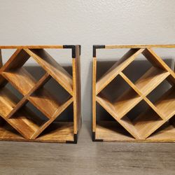 Wine Bottle Holders, Wood Crate, Box, Hold 16 Bottles Of Wine