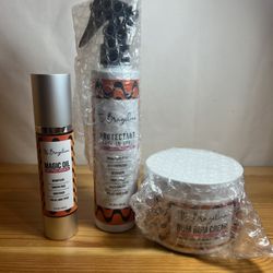 IT’S BRAZILIAN - Beauty Brazilian Kit - Organic Argan Oil + Leave In Spray Conditioner + Bum Bum Cream - Hair Care Treatment, Frizz Control, Firming &