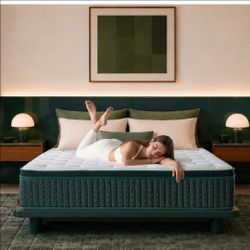 King  Mattress 12 inches in box Gel Memory