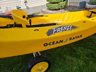 9 ft sit on top kayak Ocean Frenzy