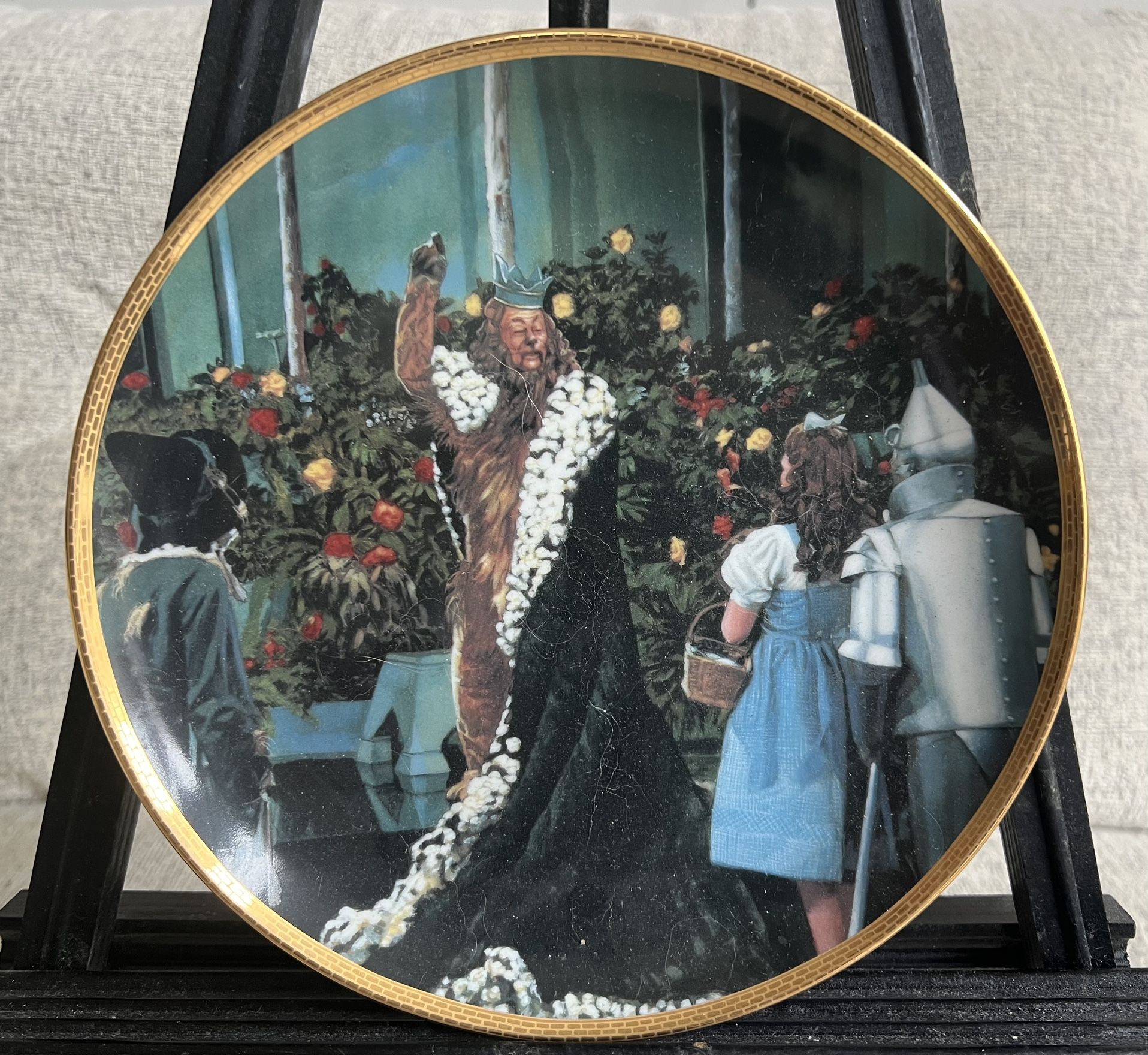 Hamilton Collection Wizard Of Oz “If I Were King . . .” Plate