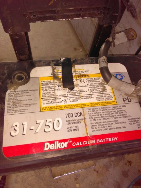Delkor calcium battery model number 31750