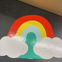 Cardboard Rainbow Party Decor