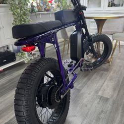 New Super73 S2 custom built EBike electric bicycle bike Purple ZX RX super 73 