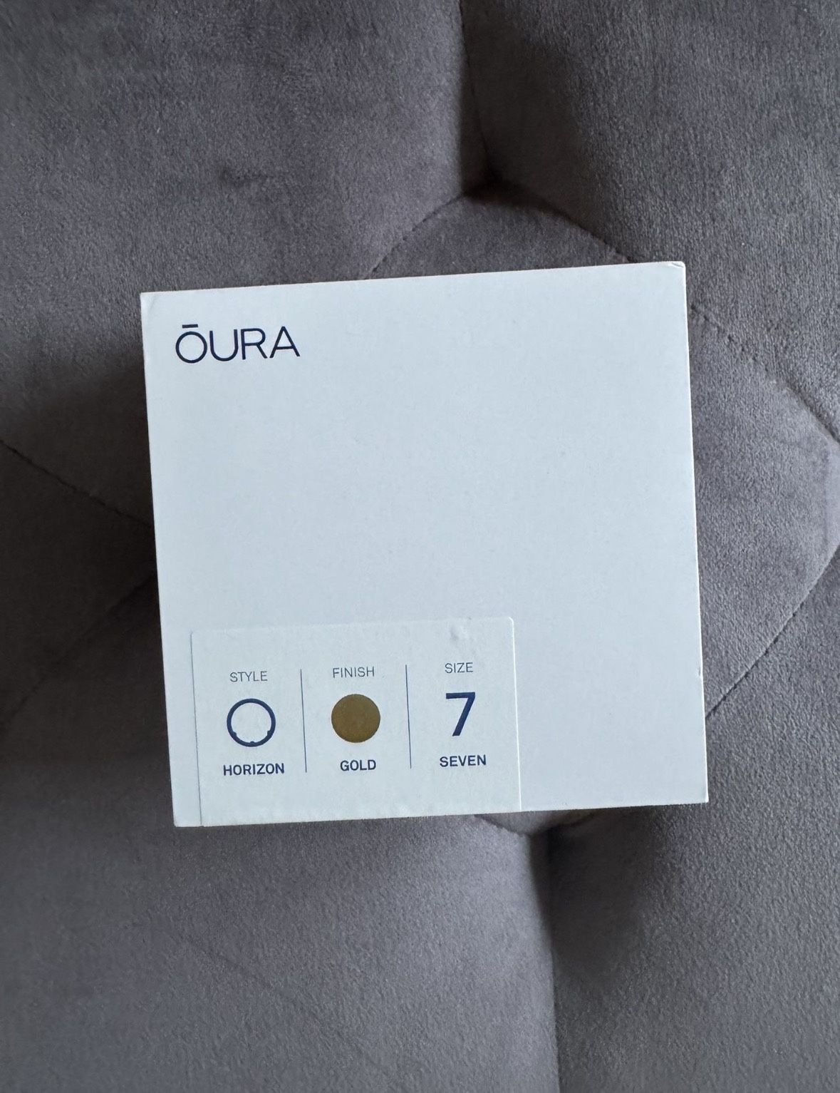 Oura Ring - Horizon - Gen 3 - Gold - Size 7
