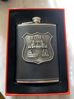 Roma Leatherette Liquor Flask 