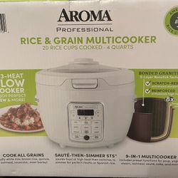AROMA 20 Cup Rice & Grain Multicooker New in Box!