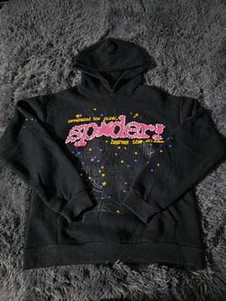 SP5DER P*NK V2 HOODIE Black