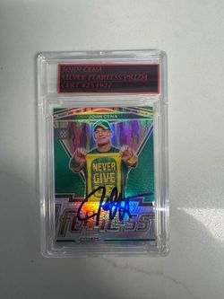 John Cena on card auto