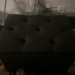 Black Footstool