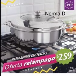 Cacerola De 14 Qts Vida Sana 5 Ply Nueva En Su Caja 🌺 Princess House 🌺