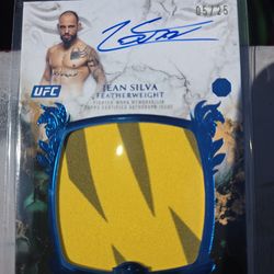 2025 Topps Royalty Blue Jean Silva Auto/Patch (RC)#d 5/25 RPA