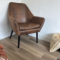 Faux Leather Chair 