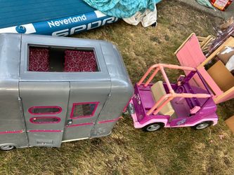Jeep and trailer OG girl stuff