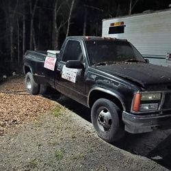91 GMC Sierra Slx C3500 Single Cab Dually 