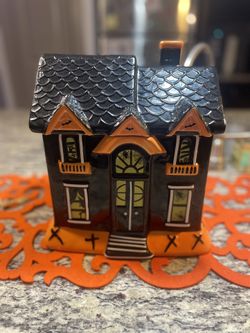 Halloween House Cookie Jar