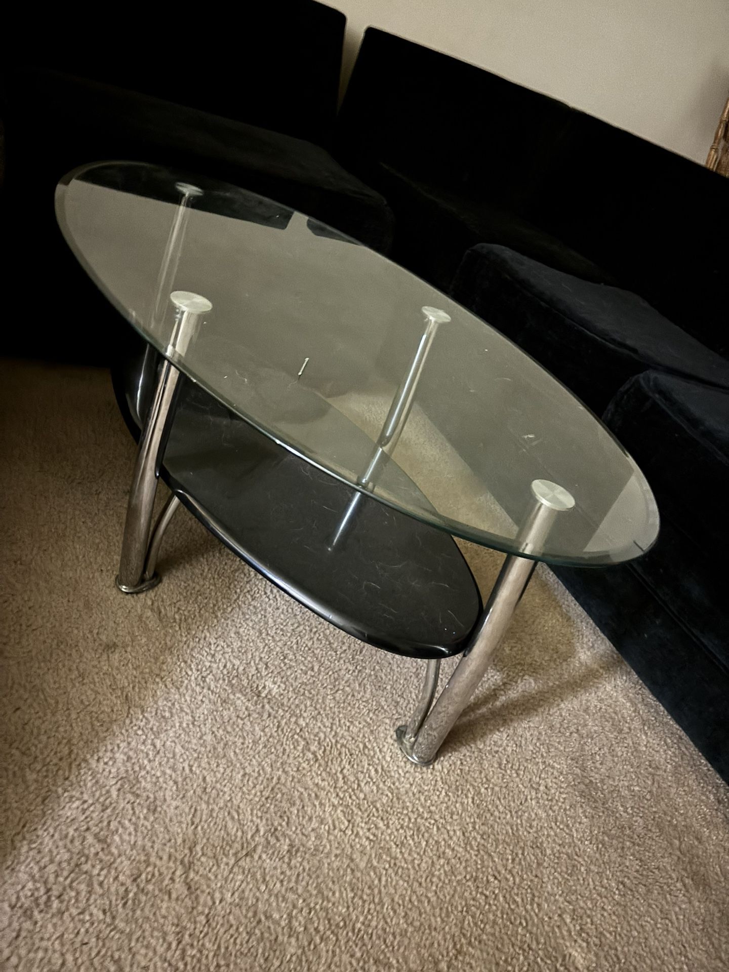 Living Room Tables Set And Lamps