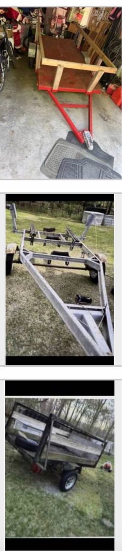 Trailer.  Galvanized tilts no longer needed— offers