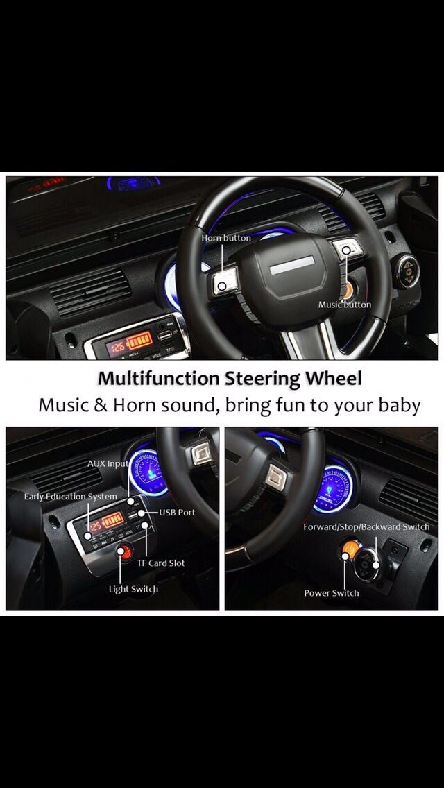 BRAND NEW 12V LUXURY Remote Control Electric Kid Ride On Car Power