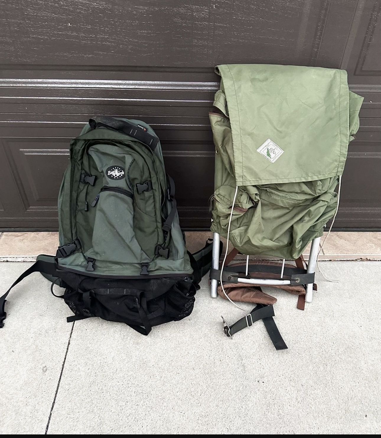 Vintage Hiking Backpacks π